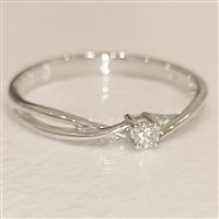 Anello Vidali Gioielli Donna in Oro bianco Diamante ANOR-61-34 - ANOR-61-34